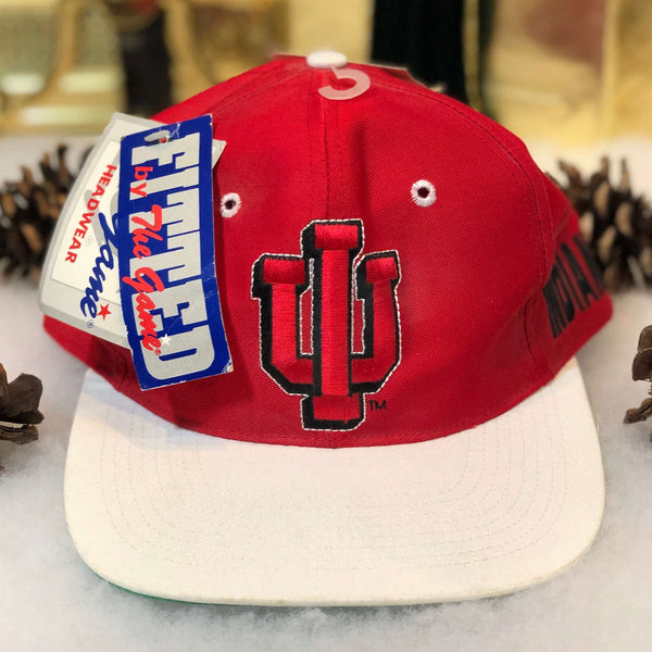 Vintage Deadstock NWT NCAA Indiana Hoosiers The Game Twill Fitted Hat 7 1/4
