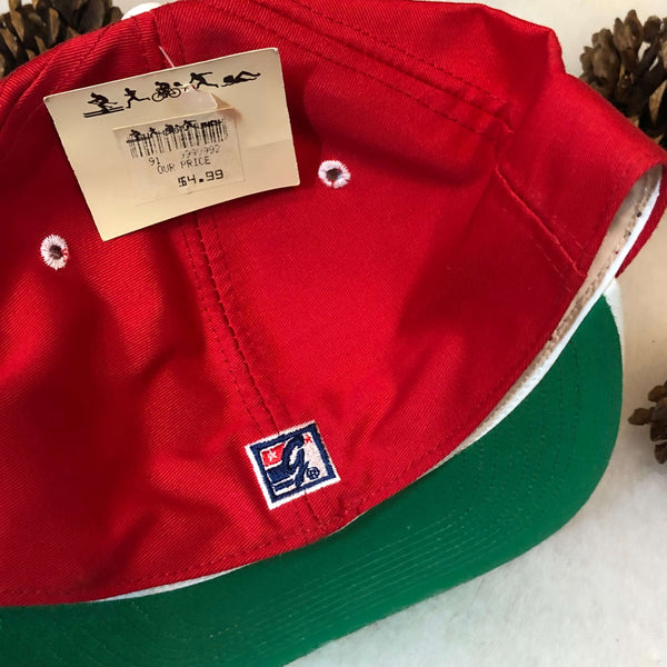 Vintage Deadstock NWT NCAA Indiana Hoosiers The Game Twill Fitted Hat 7 1/4