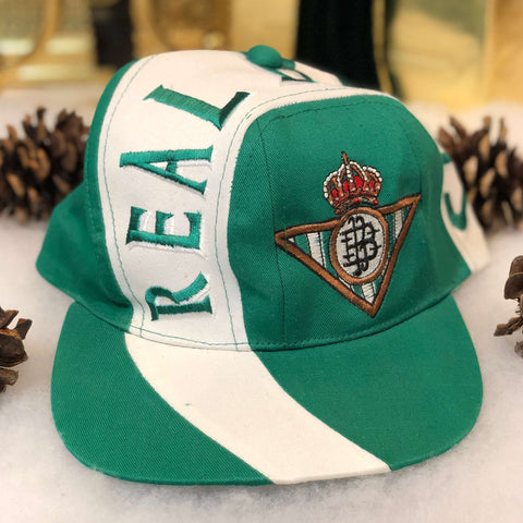 Vintage Deadstock NWOT Real Betis Balompié La Liga Twill Highway Snapback Hat