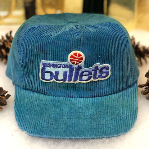 Vintage NBA Washington Bullets Universal Corduroy Snapback Hat