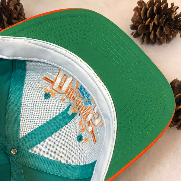 Vintage Deadstock NWOT NFL Miami Dolphins Annco Twill Snapback Hat