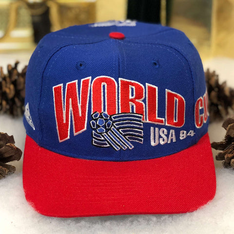 Vintage Deadstock NWOT 1994 USA World Cup Apex One Wool Snapback Hat