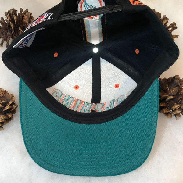 Vintage Deadstock NWOT NFL Miami Dolphins Pro Player Wool Snapback Hat