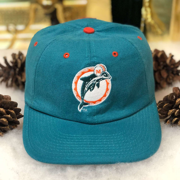 Vintage Deadstock NWOT NFL Miami Dolphins Pro Player Reversible Strapback Hat
