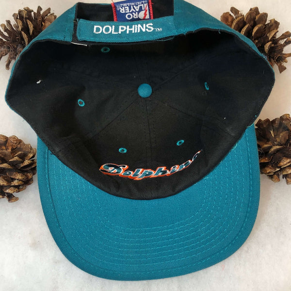 Vintage Deadstock NWOT NFL Miami Dolphins Pro Player Reversible Strapback Hat