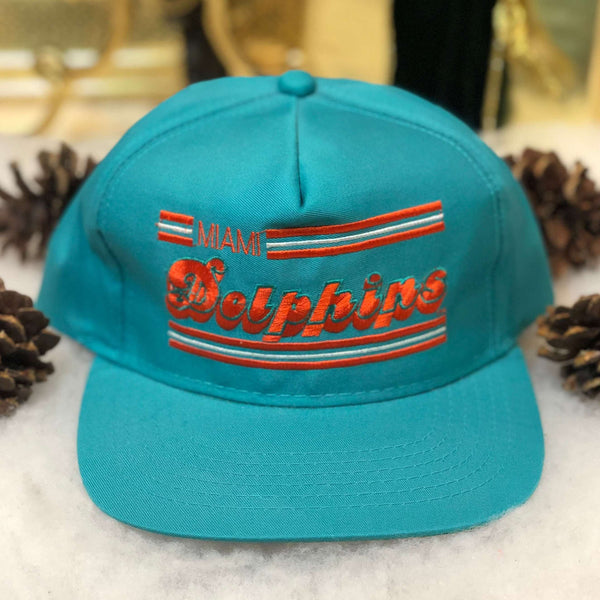 Vintage Deadstock NWOT NFL Miami Dolphins Drew Pearson YoungAn Twill Snapback Hat