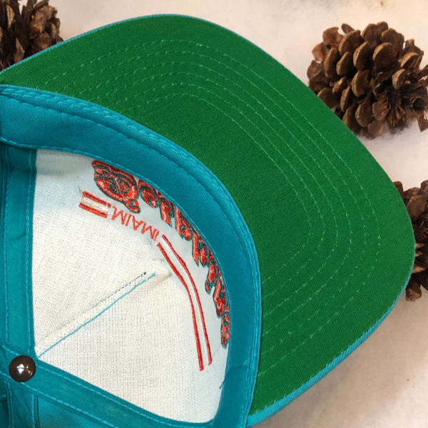 Vintage Deadstock NWOT NFL Miami Dolphins Drew Pearson YoungAn Twill Snapback Hat