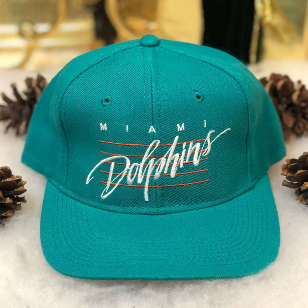 Vintage Deadstock NWOT NFL Miami Dolphins Drew Pearson YoungAn Wool Snapback Hat