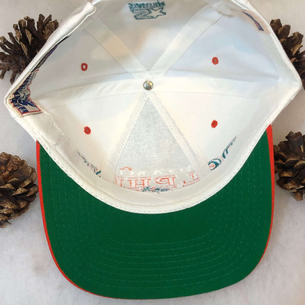 Vintage Deadstock NWOT NFL Miami Dolphins Starter Tri-Power Arch Twill Snapback Hat