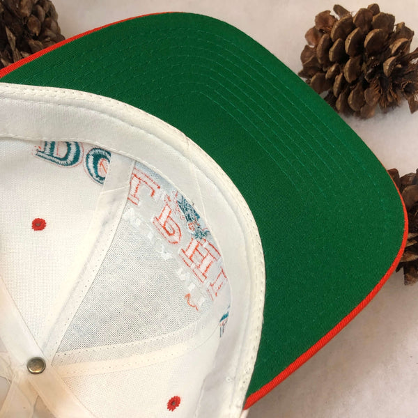 Vintage Deadstock NWOT NFL Miami Dolphins Starter Tri-Power Arch Twill Snapback Hat