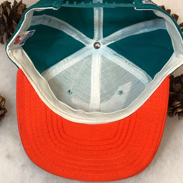 Vintage Deadstock NWOT NFL Miami Dolphins AJD Wool Snapback Hat