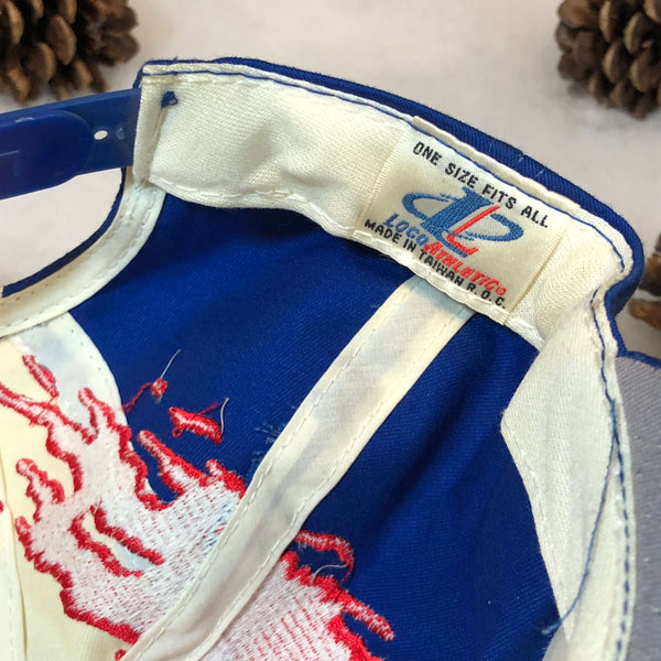 Vintage Deadstock NWT 1996 NASCAR Brickyard 400 Logo Athletic Twill Splash Snapback Hat