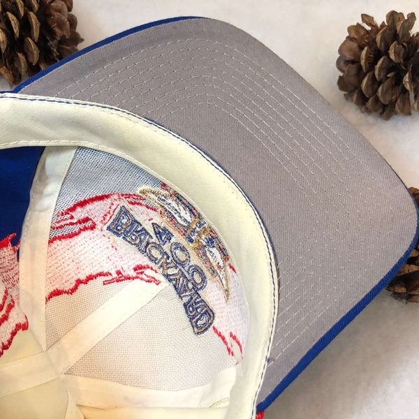Vintage Deadstock NWT 1996 NASCAR Brickyard 400 Logo Athletic Twill Splash Snapback Hat