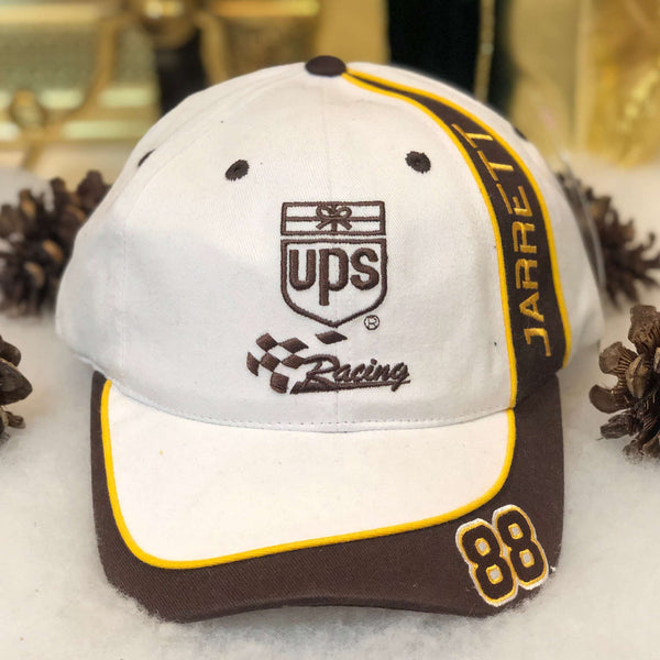 Vintage Deadstock NWT NASCAR UPS Racing Dale Jarrett Strapback Hat