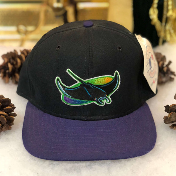 Vintage Deadstock NWT MLB Tampa Bay Devil Rays New Era Wool Snapback Hat