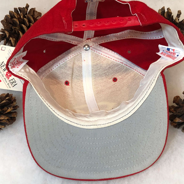 Vintage Deadstock NWT MLB Cincinnati Reds New Era Wool Snapback Hat
