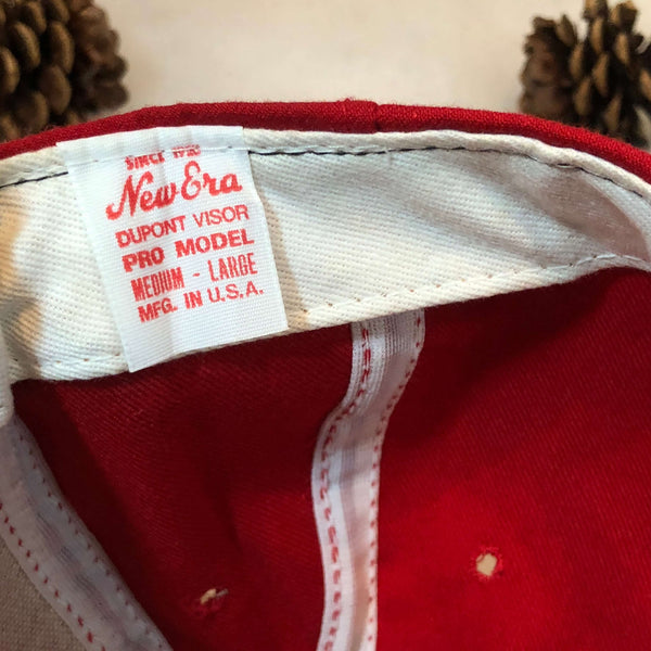 Vintage Deadstock NWT MLB Cincinnati Reds New Era Wool Snapback Hat