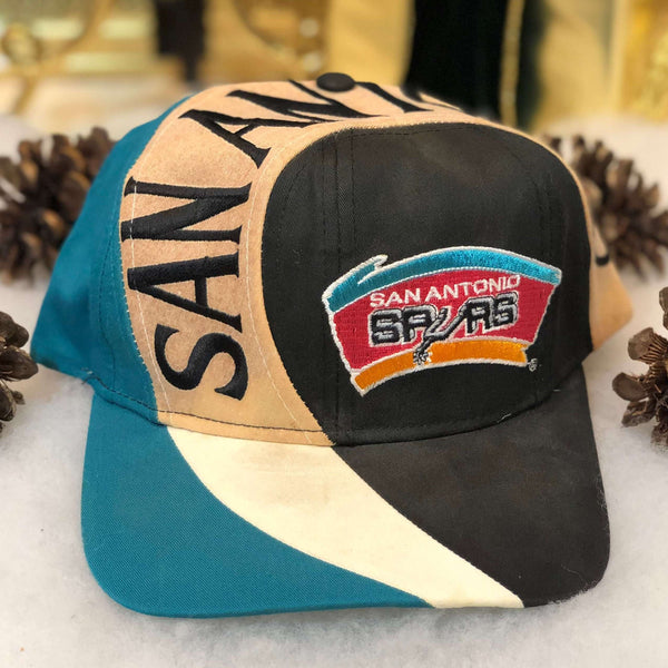 Vintage Deadstock NWOT NBA San Antonio Spurs Twins Enterprise Highway Twill Snapback Hat