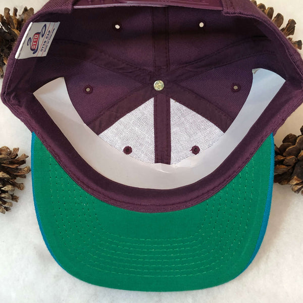 Vintage Deadstock NWOT NHL Anaheim Mighty Ducks Otto Cap Wool Snapback Hat