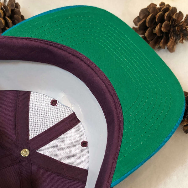 Vintage Deadstock NWOT NHL Anaheim Mighty Ducks Otto Cap Wool Snapback Hat