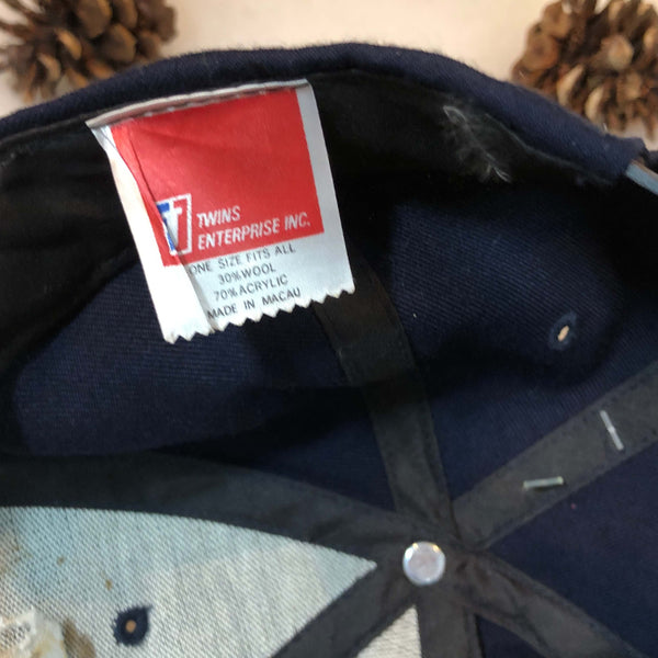 Vintage Deadstock NWT 2001 NFL New England Patriots Champions Twins Enteprise Wool Snapback Hat