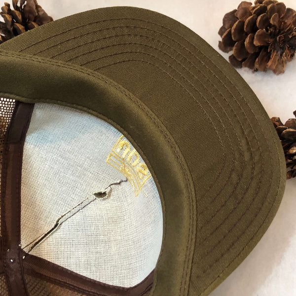 Vintage Deadstock NWOT UPS Twill Trucker Hat