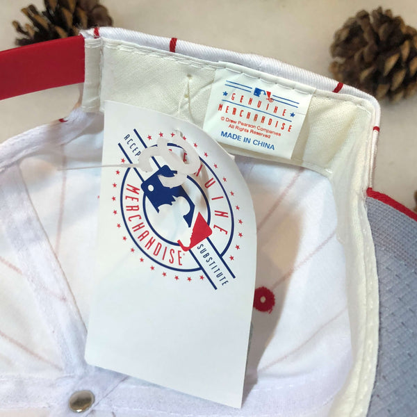 Vintage Deadstock NWT MLB Texas Rangers Pinstripe Drew Pearson Twill Snapback Hat