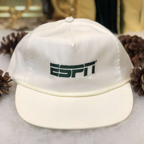 Vintage Deadstock NWOT ESPN Sports TV Twill Strapback Hat