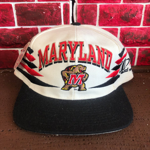 Vintage Deadstock NWT NCAA Maryland Terrapins Logo Athletic Diamond Snapback Hat