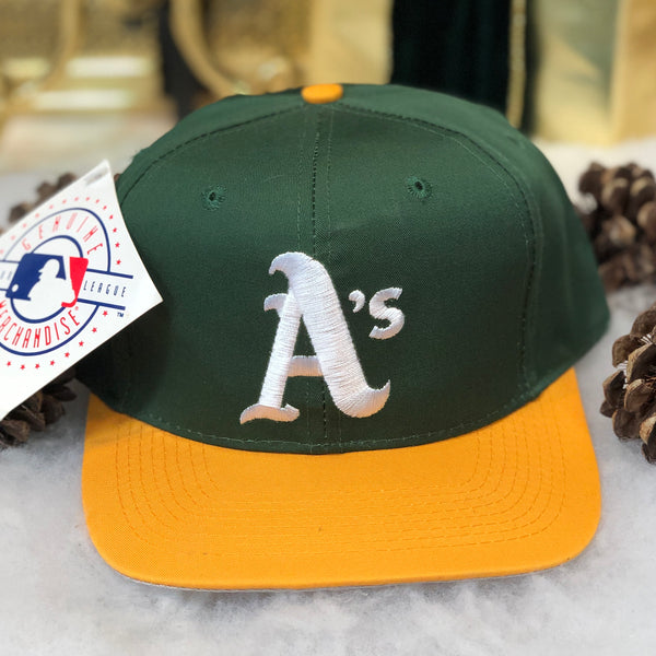 Vintage Deadstock NWT MLB Oakland Athletics Twins Enterprise Twill Snapback Hat