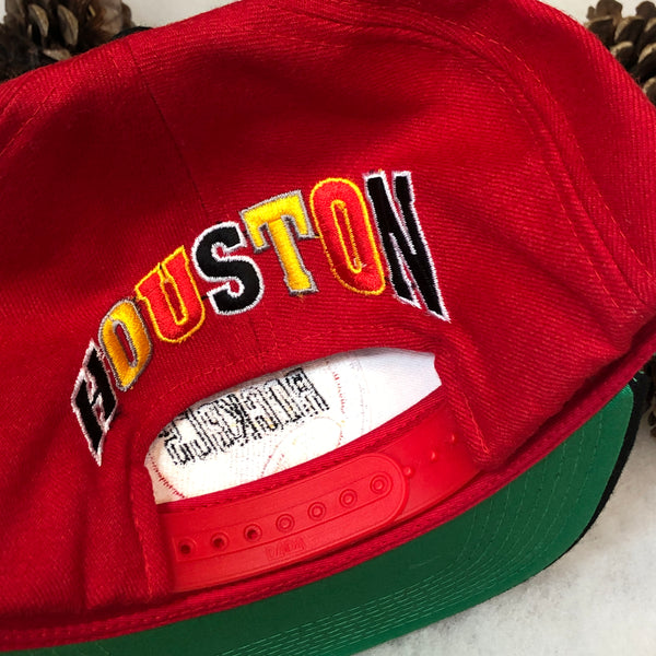 Vintage Deadstock NWT NBA Houston Rockets The G Cap Wool Snapback Hat