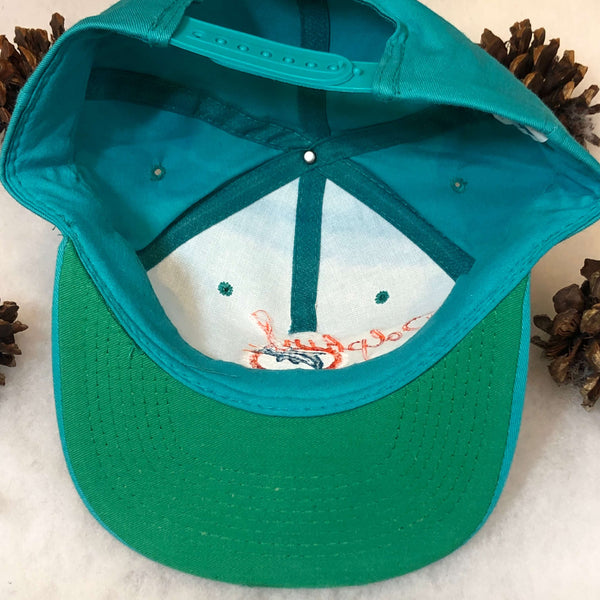 Vintage Deadstock NWOT NFL Miami Dolphins AJD Twill Snapback Hat