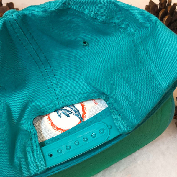 Vintage Deadstock NWOT NFL Miami Dolphins AJD Twill Snapback Hat