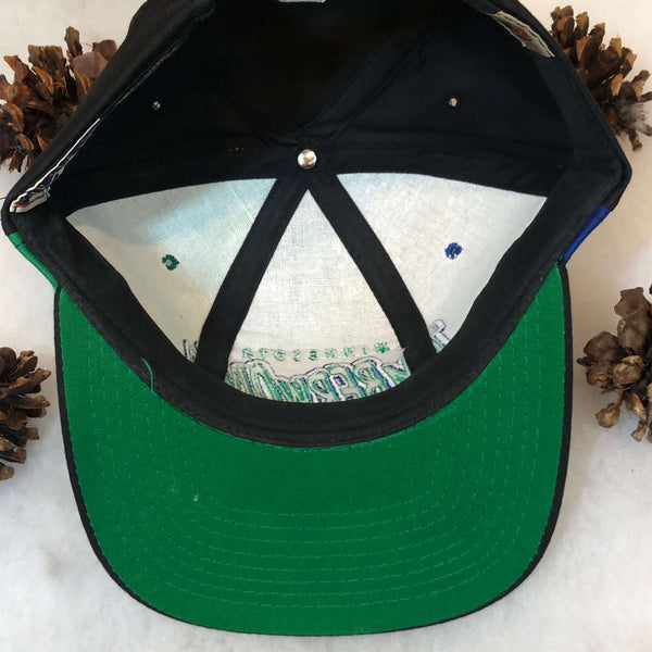 Vintage Deadstock NWOT NBA Minnesota Timberwolves Starter Bubble Script Twill Snapback Hat