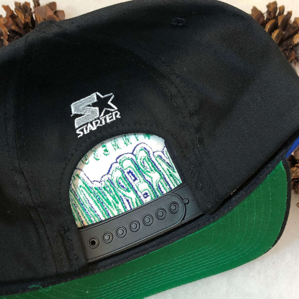 Vintage Deadstock NWOT NBA Minnesota Timberwolves Starter Bubble Script Twill Snapback Hat