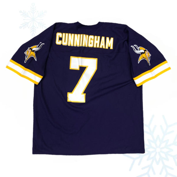 Vintage Deadstock NWOT NFL Minnesota Vikings Randall Cunningham Logo Athletic Jersey (L)
