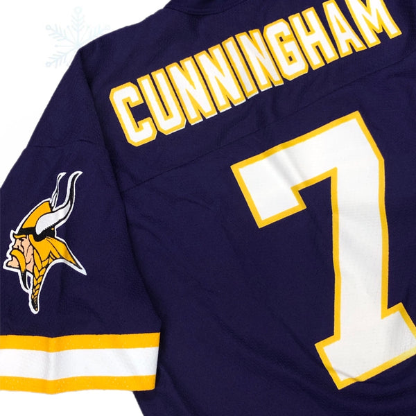 Vintage Deadstock NWOT NFL Minnesota Vikings Randall Cunningham Logo Athletic Jersey (L)