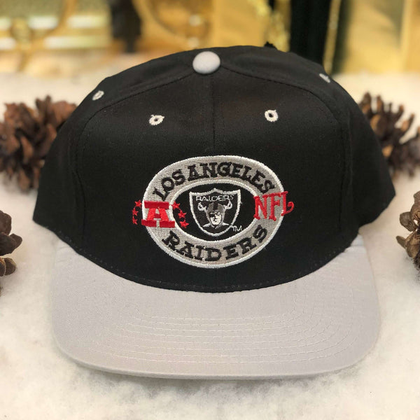 Vintage Deadstock NWOT NFL Los Angeles Raiders Annco Twill Snapback Hat