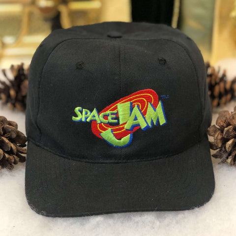 Vintage 1996 Space Jam Movie Basketball Snapback Hat
