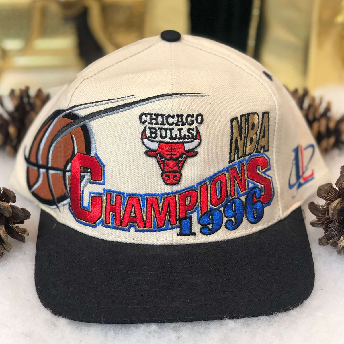 chicago bulls 96 championship hat