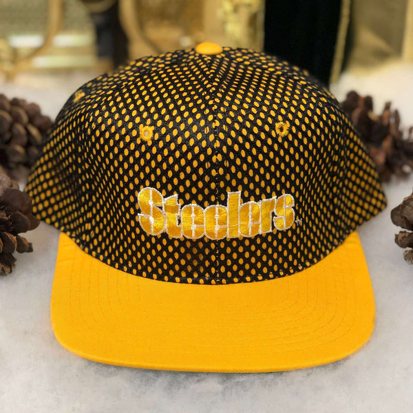 Vintage Deadstock NWOT NFL Pittsburgh Steelers Starter Net Snapback Hat