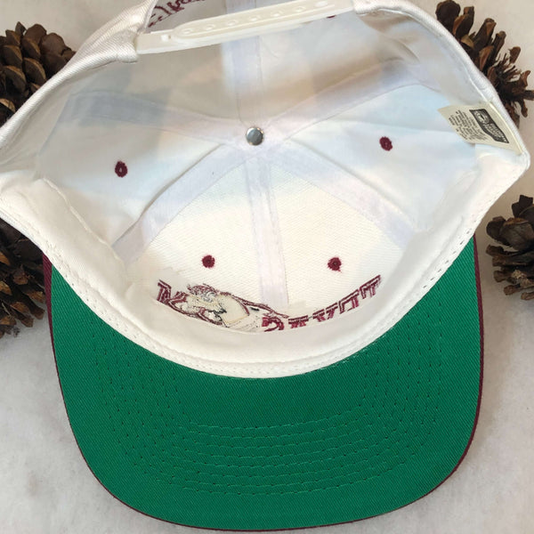Vintage Deadstock NWOT NCAA Texas A&M Aggies Football Looney Tunes Taz Twill Snapback Hat