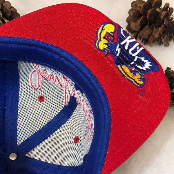 Vintage Deadstock NWOT NCAA Kansas Jayhawks Starter Wool Snapback Hat