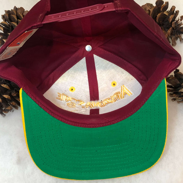 Vintage Deadstock NWOT NCAA Arizona State Sun Devils Twins Enterprise Twill Snapback Hat