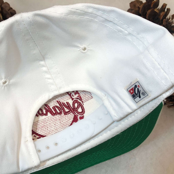 Vintage Deadstock NWOT NCAA Oklahoma Sooners The Game Circle Logo Twill Snapback Hat