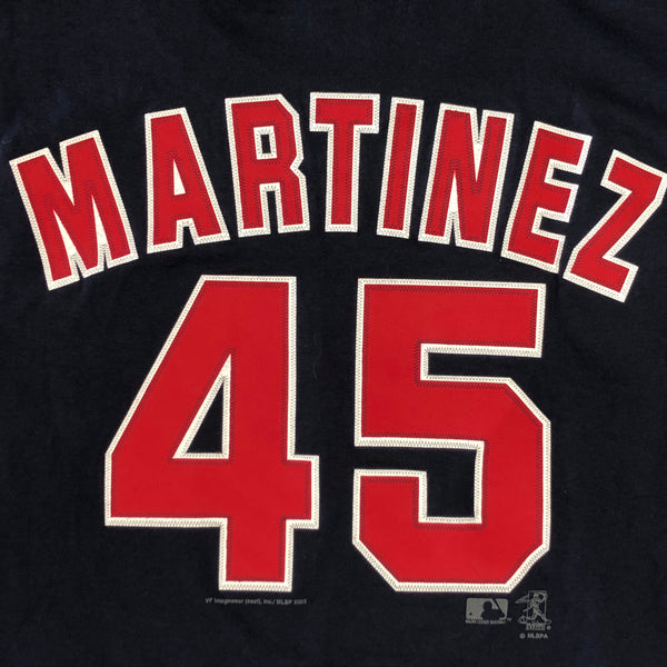 Vintage Deadstock NWT 2002 MLB Boston Red Sox Pedro Martinez T-Shirt Jersey (L)