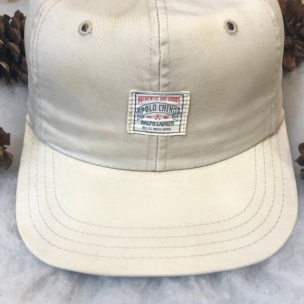 Vintage Polo Chino Ralph Lauren Authentic Dry Goods Strapback Hat