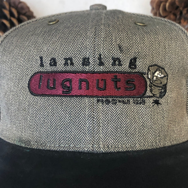 Vintage MiLB Lansing Lugnuts Gear for Sports Strapback Hat