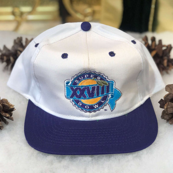 Vintage Deadstock NWOT NFL Super Bowl XXVIII Dallas Cowboys Buffalo Bills Universal Twill Snapback Hat