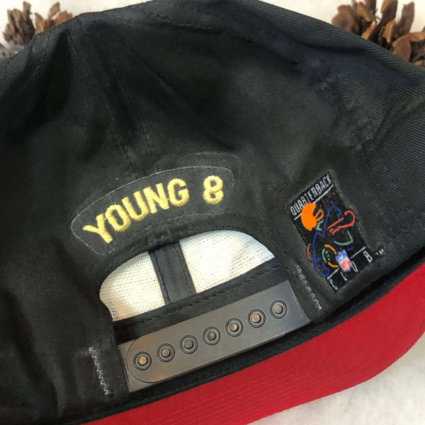 Vintage Deadstock NWOT NFL San Francisco 49ers Steve Young AJD Twill Snapback Hat
